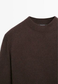 Massimo Dutti BLEND CREW NECK - Jumper - Bordeaux -Massimo Dutti Shop ce09c826b42d4c47a09b4162a66c1545