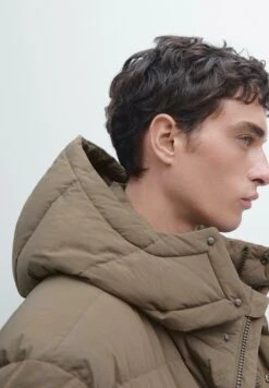 Massimo Dutti Down Coat - Khaki -Massimo Dutti Shop ce2c6efe78c54577a04662d1d967e2ce