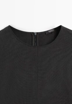 Massimo Dutti MIDI WITH BROOCH DETAIL - Day Dress - Dark Grey -Massimo Dutti Shop ce6b3470d1d04fc49c452c0a022c95b6