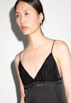 Massimo Dutti STRAPPY MIDI WITH LACE DETAIL - Cocktail Dress / Party Dress - Grey -Massimo Dutti Shop ce9fa10339ea4a9ba6aeac9baebf078c