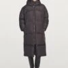 Massimo Dutti LONG WATER-REPELLENT HOODED PUFFER - Down Coat - Dark Brown -Massimo Dutti Shop cea49dac429e4acbbaeea99221f78055