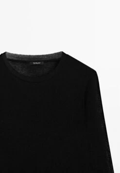 Massimo Dutti WITH NECKLINE - Long Sleeved Top - Black 18 Massimo Dutti WITH NECKLINE - Long Sleeved Top - Black -Massimo Dutti Shop cef00488e76b41ad8fbbb23668abdbff
