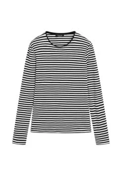 Massimo Dutti STRIPED - Long Sleeved Top - Black -Massimo Dutti Shop cef8a10de76c49028691900cfe5972bd