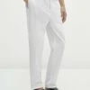 Massimo Dutti Jogger-Fit - Trousers - White -Massimo Dutti Shop cf0bdbcd03c84eb5a1217af7de1fbde5