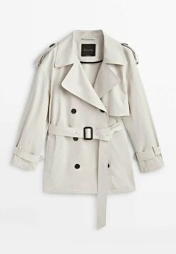Massimo Dutti Belted - Trenchcoat - Beige -Massimo Dutti Shop cf1de38e399c4ae4b927a7a7bbad794f