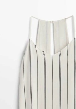 Massimo Dutti Striped Flowing Strappy Midi - Maxi Dress -Massimo Dutti Shop cf2d0c15a81f4743872fd0273aacd5e3