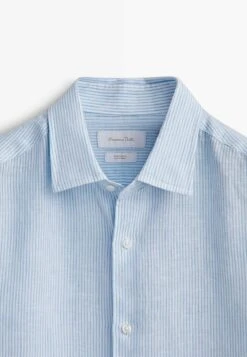 Massimo Dutti Micro-Stripe - Shirt - Light Blue 18 Massimo Dutti Micro-Stripe - Shirt - Light Blue -Massimo Dutti Shop cf30412f586c41deb856cf5534305540