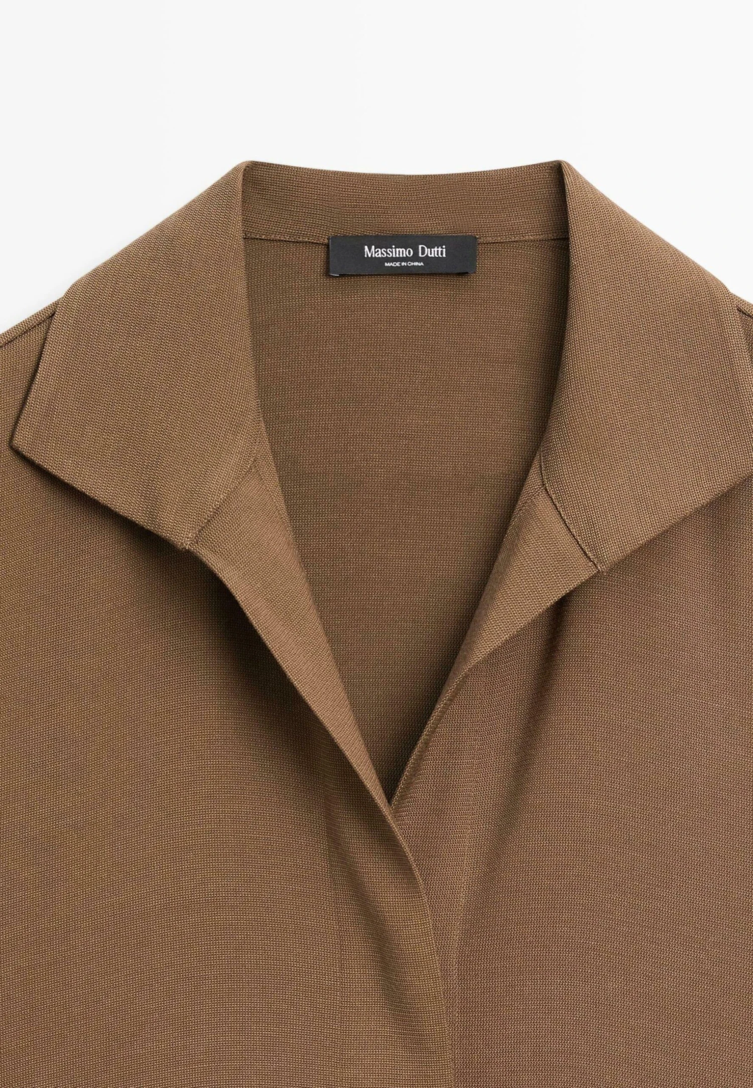 Massimo Dutti FLOWING BLEND - Button-down Blouse - Brown 12 Massimo Dutti FLOWING BLEND - Button-down Blouse - Brown - Image 10