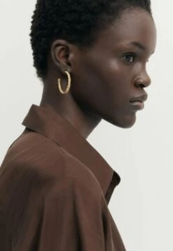 Massimo Dutti Habotai- Button-Down Blouse - Mottled Brown 16 Massimo Dutti Habotai- Button-Down Blouse - Mottled Brown -Massimo Dutti Shop d01d10b76bff40df99e5a612916423bf