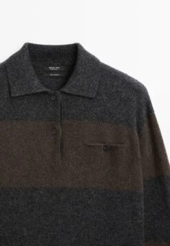 Massimo Dutti SWEATER WITH POCKET DETAIL - Jumper - Dark Grey -Massimo Dutti Shop d01d96b3764c46609518ae5f62ec7da0