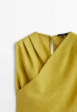 Massimo Dutti Crossover - Blouse - Mustard Yellow 20 Massimo Dutti Crossover - Blouse - Mustard Yellow -Massimo Dutti Shop d034952db0284db4a05908f3a2cb20d3