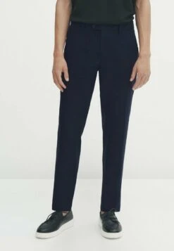 Massimo Dutti Suit Trousers - Dark Blue