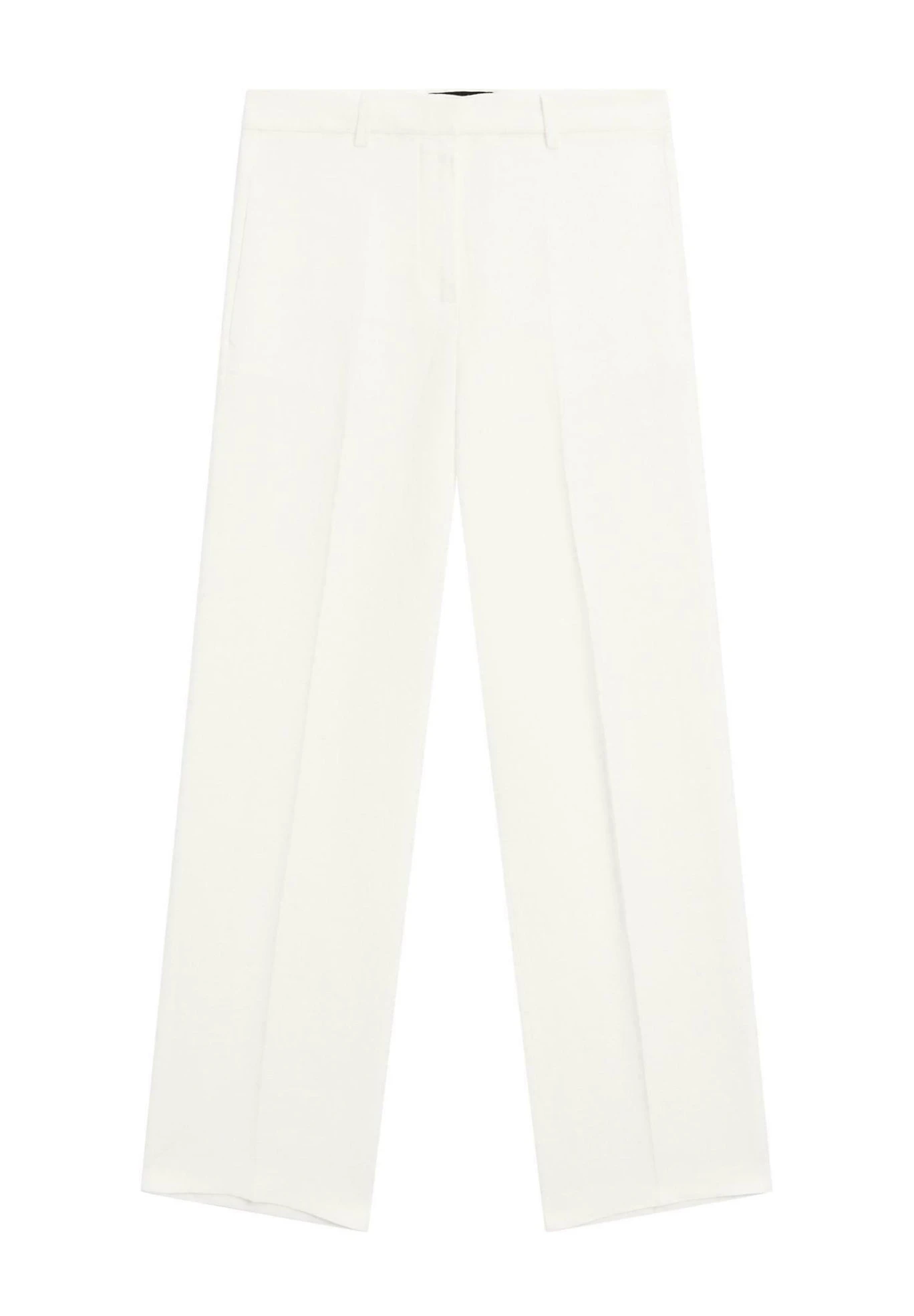 Massimo Dutti STRAIGHT-FIT SUIT - Trousers - White 6 Massimo Dutti STRAIGHT-FIT SUIT - Trousers - White - Image 4