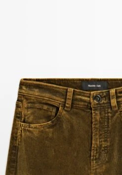 Massimo Dutti Trousers - Mustard Yellow -Massimo Dutti Shop d0a7b2cda32349efa25642665dd19731