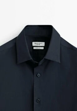 Massimo Dutti Studio Stretchy - Formal Shirt - Dark Blue -Massimo Dutti Shop d0bdba62856a417b9b4a744523334f9d