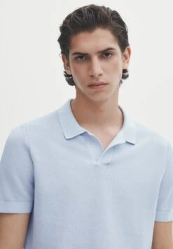 Massimo Dutti Smocked - Polo Shirt - Light Blue -Massimo Dutti Shop d0d663a211ea48d3b53b7499a81e5acf