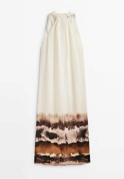 Massimo Dutti Halter Midi With A V-Neck - Day Dress -Massimo Dutti Shop d0f535b1acef428e88fe5e83d5d9be33