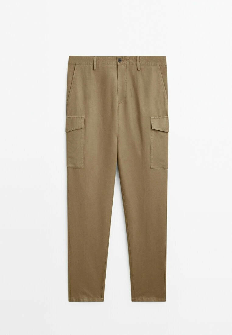 Massimo Dutti Cargo Trousers - Beige 13 Massimo Dutti Cargo Trousers - Beige - Image 11
