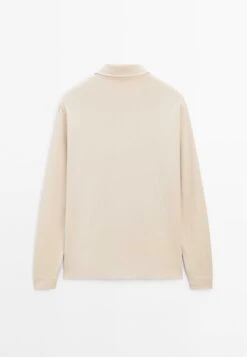 Massimo Dutti DISTRESSED-EFFECT POLO NECK - Long Sleeved Top - Beige -Massimo Dutti Shop d14054a640004a4aabf84ff1f1f2e37c