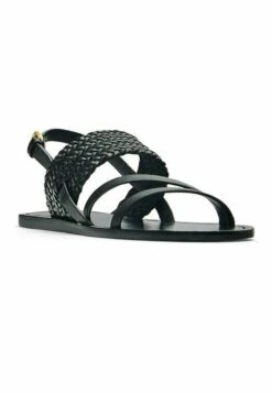 Massimo Dutti Vamp Plaited - Sandals - Black -Massimo Dutti Shop d16df962ee8a4213b1dea8f29cbf0408