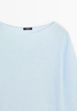Massimo Dutti BOAT NECK WITH RAGLAN SLEEVE - Jumper - Blue -Massimo Dutti Shop d1b29feb47b64b498f727cbd77060ce7