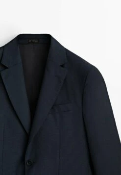 Massimo Dutti Blazer Jacket - Dark Blue -Massimo Dutti Shop d1c5256bfc1e42ad813ac36f81e52ec5