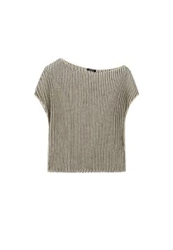 Massimo Dutti LOOSE-FITTING PLEATED WITH FLECKED DETAIL - Top - Beige -Massimo Dutti Shop d2131e65ec604c23bd0c7bfa5a4d3a29