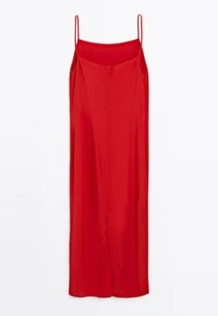 Massimo Dutti FLOWING MIDI WITH A STRAIGHT NECKLINE - Day Dress - Mottled Red 16 Massimo Dutti FLOWING MIDI WITH A STRAIGHT NECKLINE - Day Dress - Mottled Red -Massimo Dutti Shop d21412bd629247bea7593bb6da400ba6