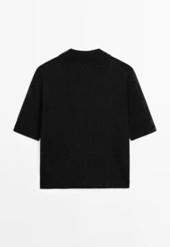 Massimo Dutti POLO COLLAR WITH SHORT SLEEVES - Polo Shirt - Black 17 Massimo Dutti POLO COLLAR WITH SHORT SLEEVES - Polo Shirt - Black -Massimo Dutti Shop d21520f7b8bf415a952f7bc0ecdd79ab