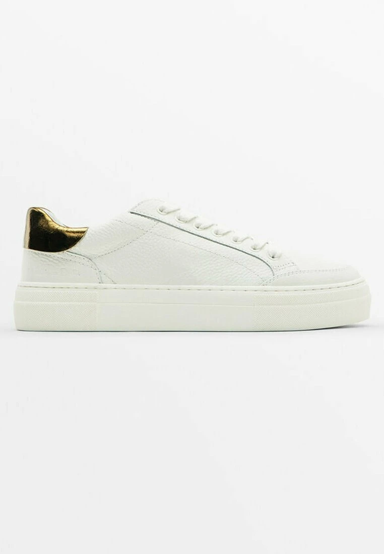 Massimo Dutti With Laminated- Trainers - White 9 Massimo Dutti With Laminated- Trainers - White - Image 7