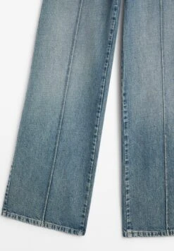 Massimo Dutti MID-RISE WIDE-LEG - Wide Leg - Blue -Massimo Dutti Shop d224c65842214ad08aca87bc4e80c8a8