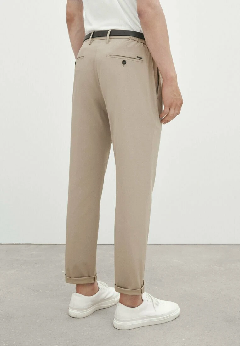Massimo Dutti Jogger-Fit - Trousers - Beige 5 Massimo Dutti Jogger-Fit - Trousers - Beige - Image 3