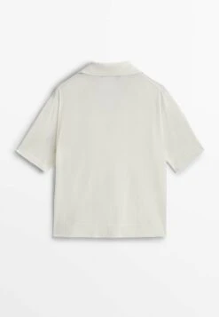 Massimo Dutti Polo Shirt - Beige -Massimo Dutti Shop d25b082196404370ac5d4cd640767f19