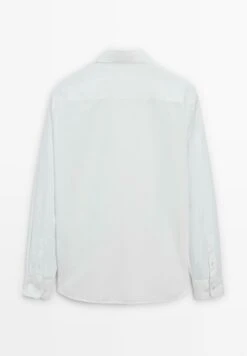 Massimo Dutti SLIM FIT TWILL MELANGE - Shirt - Dark Green -Massimo Dutti Shop d2986d44b24e49b89263950428f8b1c8