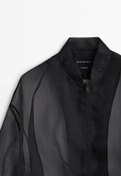 Massimo Dutti Studio-Organza- Bomber Jacket - Black -Massimo Dutti Shop d2b972c75a5c4bdb959c0d67e4a9573d
