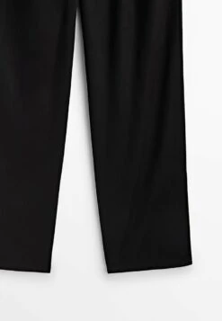 Massimo Dutti Flowing With Darts - Trousers - Black -Massimo Dutti Shop d2c33639c6184ba6b721b383ca7a304a