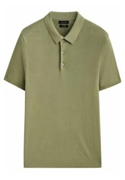 Massimo Dutti Short Sleeve - Polo Shirt - Mottled Green -Massimo Dutti Shop d2e03ecabeef4ba8beae4e0b017365a1