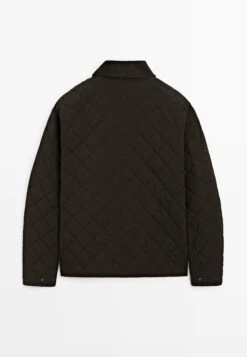 Massimo Dutti LIGH PADDING WITH CORDUROY COLLAR - Light Jacket - Dark Brown -Massimo Dutti Shop d2e6544a462a4db08a8545d59589c169