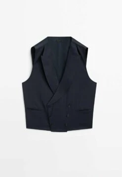 Massimo Dutti Windowpane Check - Suit Waistcoat - Blue 21 Massimo Dutti Windowpane Check - Suit Waistcoat - Blue -Massimo Dutti Shop d32212cb79fa4c75866733fa287d10e6