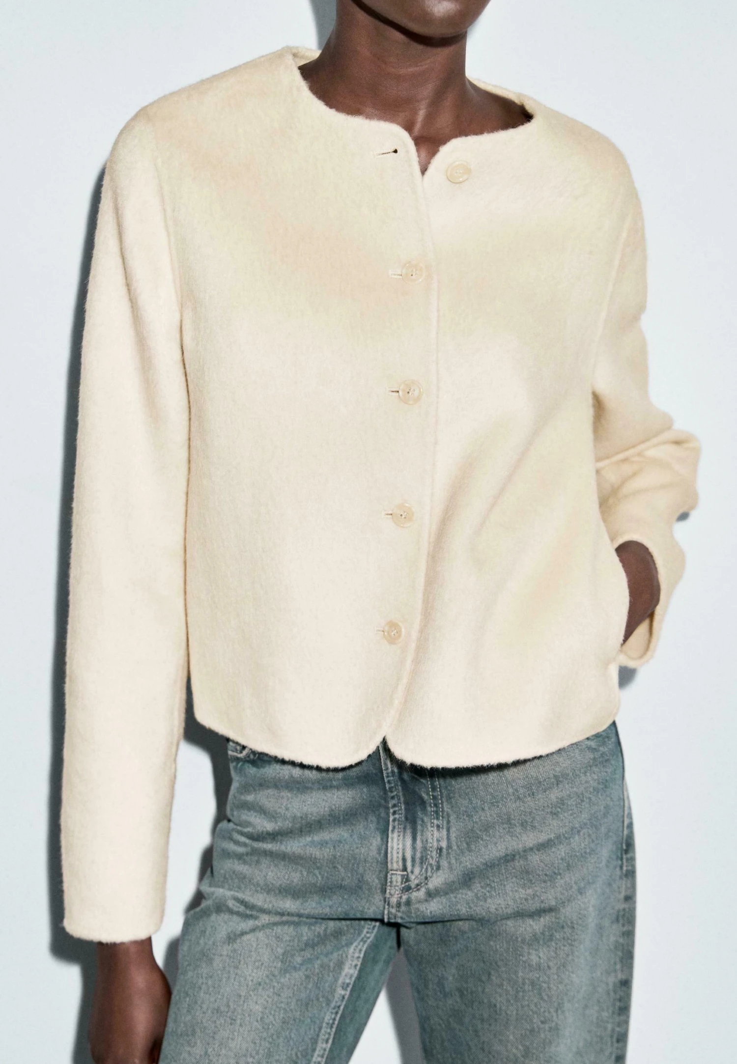 Massimo Dutti BLEND - Summer Jacket - Beige 6 Massimo Dutti BLEND - Summer Jacket - Beige - Image 4