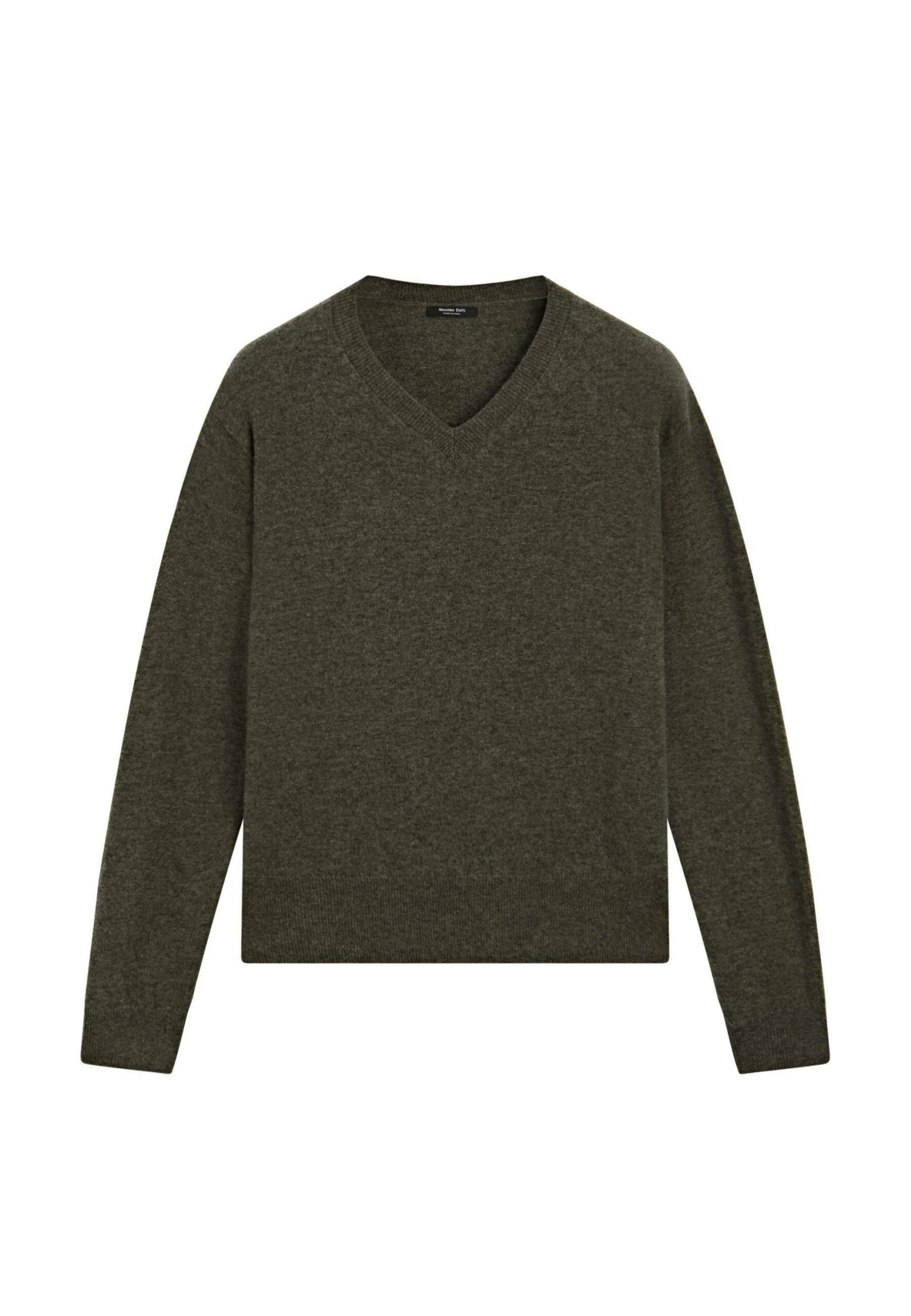 Massimo Dutti V-NECK - Jumper - Green 8 Massimo Dutti V-NECK - Jumper - Green - Image 6