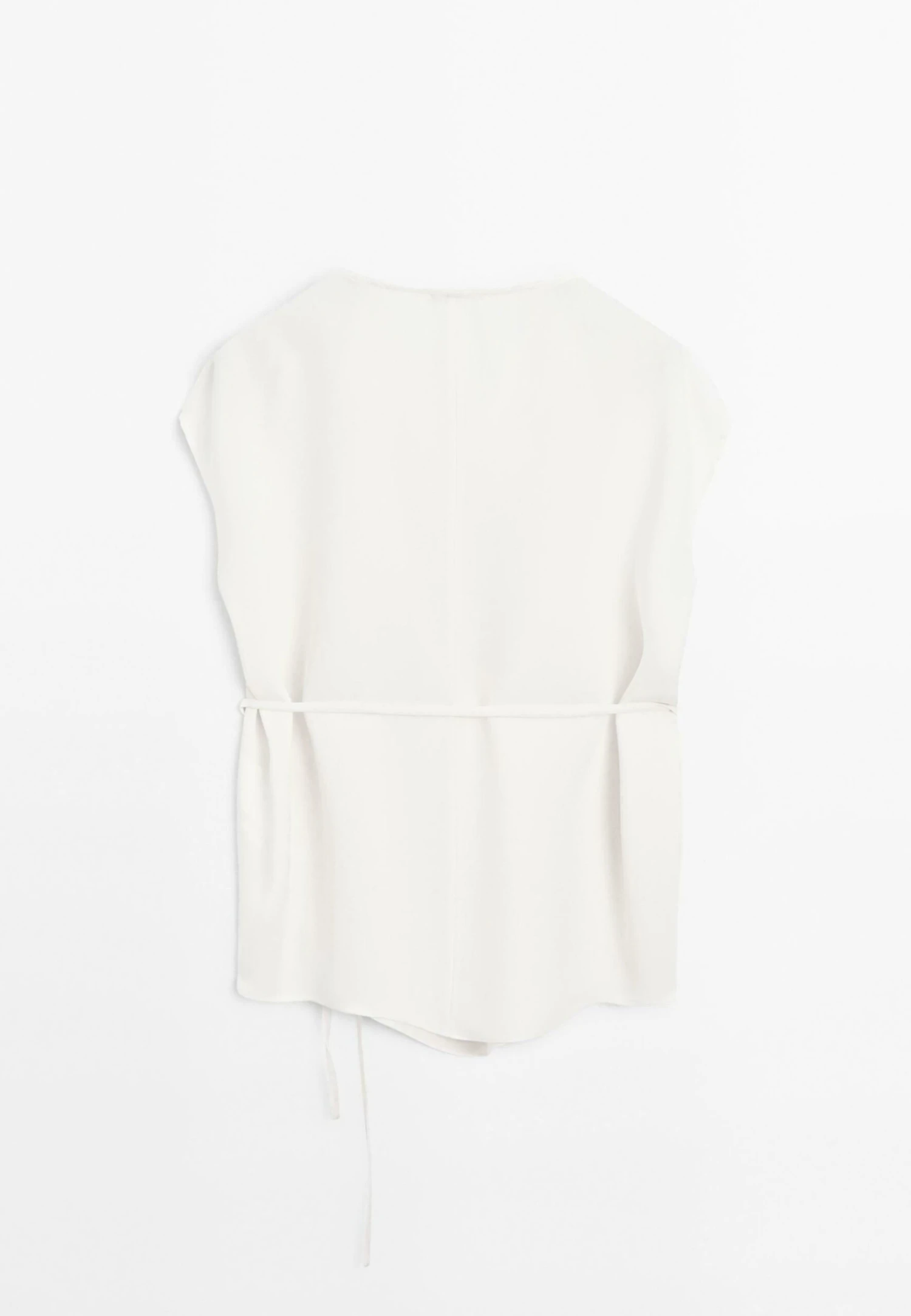 Massimo Dutti CREPE COWL NECK - Top - White 10 Massimo Dutti CREPE COWL NECK - Top - White - Image 8