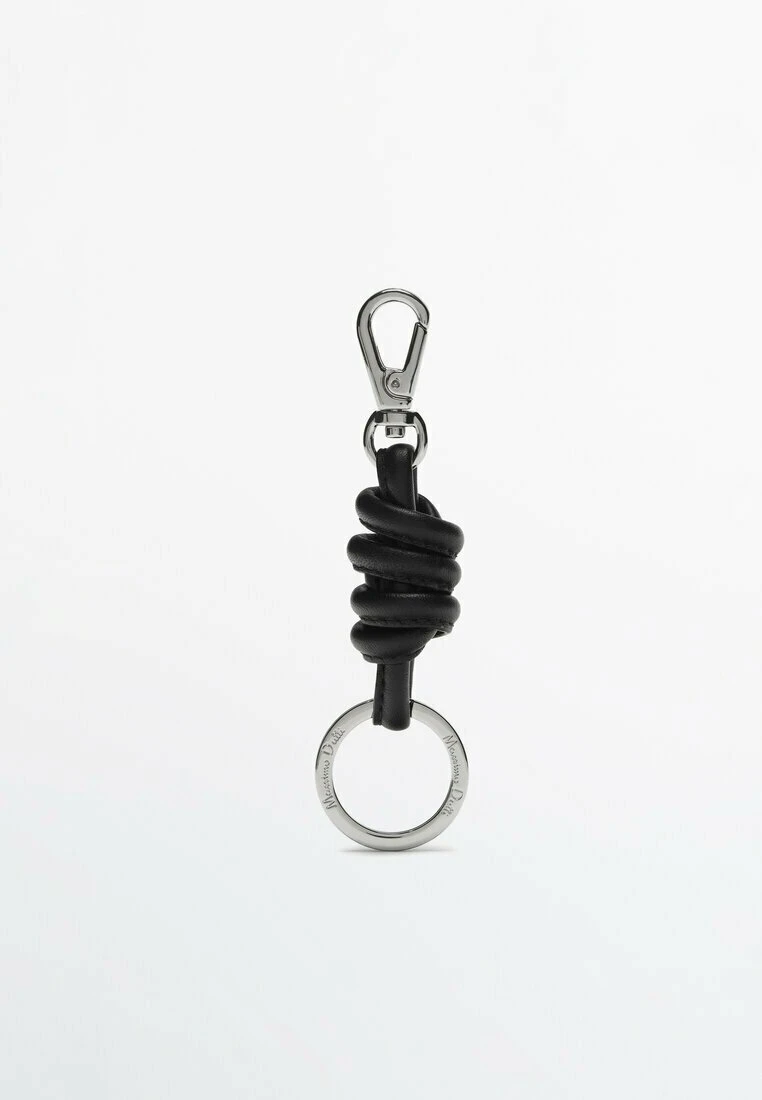 Massimo Dutti With Knot Detail - Keyring - Black 7 Massimo Dutti With Knot Detail - Keyring - Black - Image 5