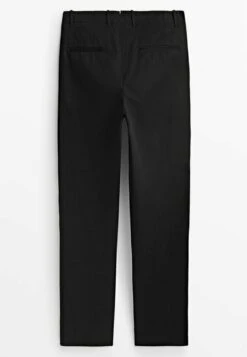 Massimo Dutti Studio - Straight-Fit- Chinos - Black -Massimo Dutti Shop d438bffd1a854286ba56d96890a8da51