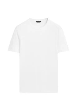 Massimo Dutti SHORT SLEEVE WITH CREW NECK - Basic T-shirt - Dark Blue -Massimo Dutti Shop d46aee2d919248ecba55220ba47a4cc8 1