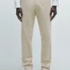 Massimo Dutti SLIM FIT - Trousers - Sand -Massimo Dutti Shop d474451f65fc4b089e9a5ec5e640a061