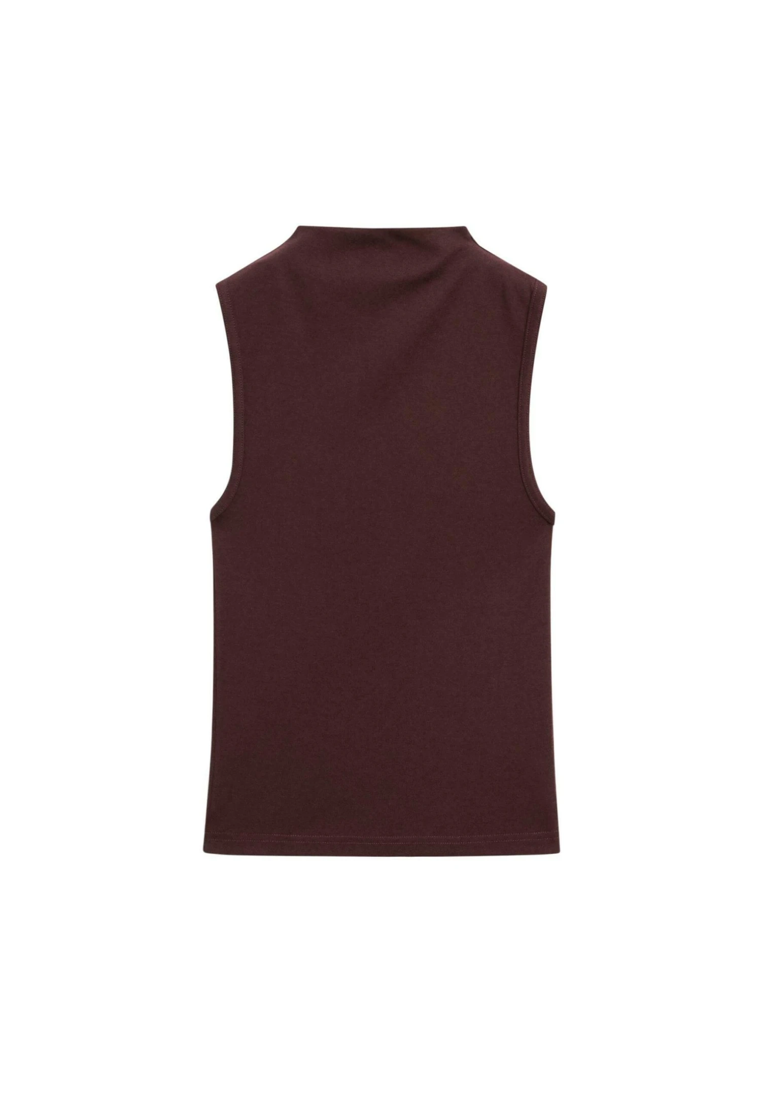 Massimo Dutti FITTED FUNNEL NECK - Top - Bordeaux 8 Massimo Dutti FITTED FUNNEL NECK - Top - Bordeaux - Image 6