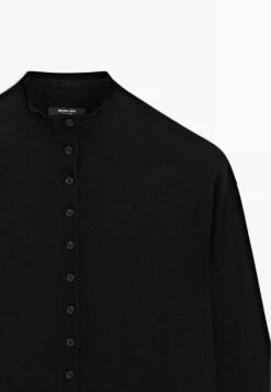 Massimo Dutti BUTTONED WITH MOCK TURTLENECK - Cardigan - Black -Massimo Dutti Shop d4bb0defb4f540758f2729702858924e