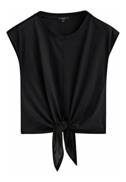 Massimo Dutti 100 Front Knot - Print T-Shirt - Black -Massimo Dutti Shop d50af2a1616a48a1910b8260c840976b