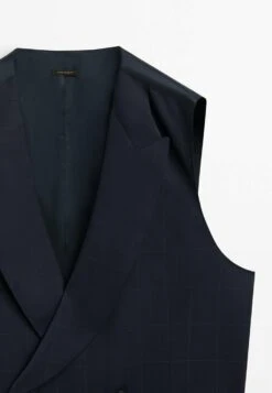 Massimo Dutti Windowpane Check - Suit Waistcoat - Blue 19 Massimo Dutti Windowpane Check - Suit Waistcoat - Blue -Massimo Dutti Shop d5277fbcb51c44df8867907eda5762e8